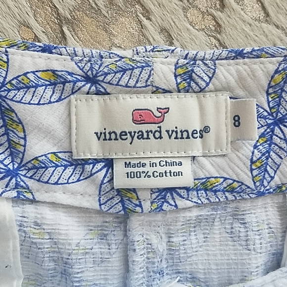 Vineyard Vines Dayboat Leaf Print Ocean Reef Short - Picture 3 of 8